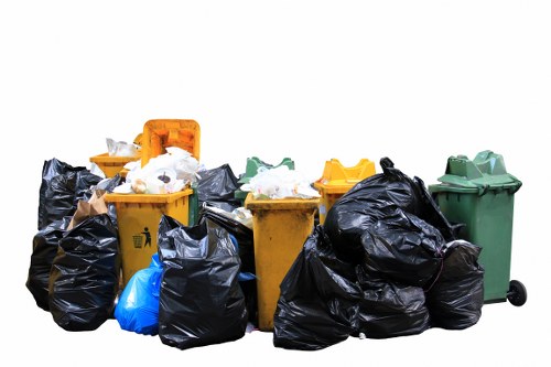 Different types of construction waste materials in Ruislip