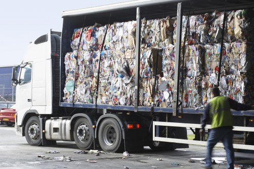 Environmental recycling efforts with skip hire services