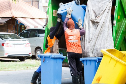 Eco-friendly disposal and recycling during clearance