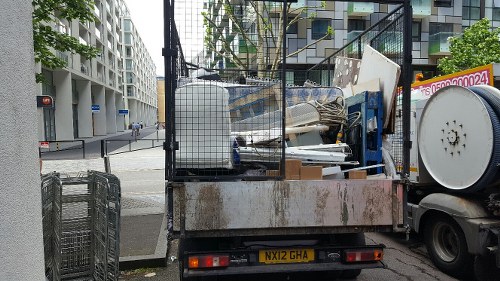 Residents participating in waste recycling in Ruislip