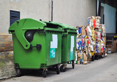 Advanced machinery used for garden waste