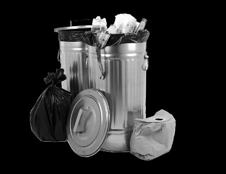 Different sized skips for building projects