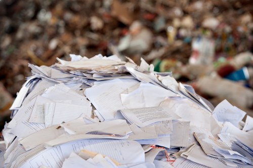 Recycling office materials sustainably