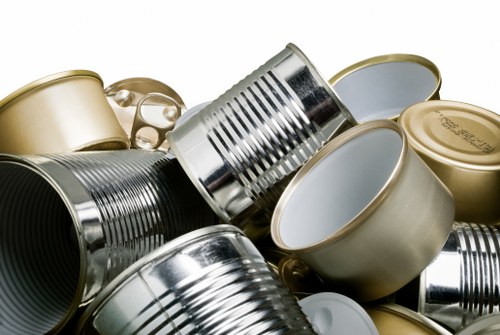 Different types of construction waste materials